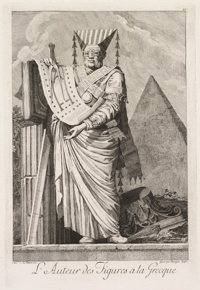 Masquerade à la Grecque: Kreikkalaisten levykuvien 10 kirjoittaja, 1771. tekijältä Benigno Bossi