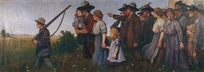 Maahanmuuttaja (maalaus) tekijältä Benjamin Blessum