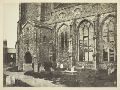 Cromer-kirkon eteläpuoli, n. 1850-luku. tekijältä Benjamin Brecknell Turner