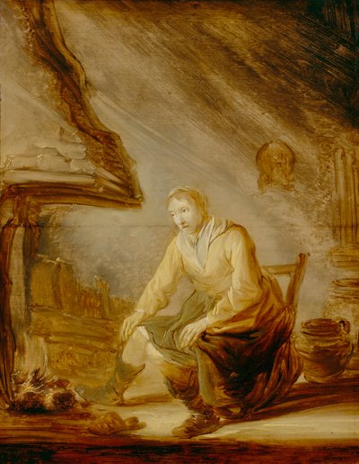 Nainen ennen tulipaloa tekijältä Benjamin Gerritsz Cuyp