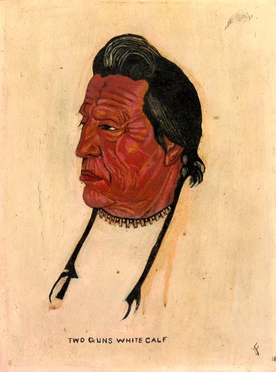 Two Guns White Calf, n.d. tekijältä Benjamin H. Frayser