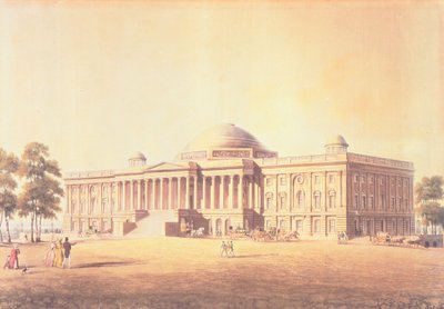 Yhdysvaltain pääkaupunki, kaiverrus Thomas Sutherland, 1825 (akvatinta) tekijältä Benjamin Henry Latrobe