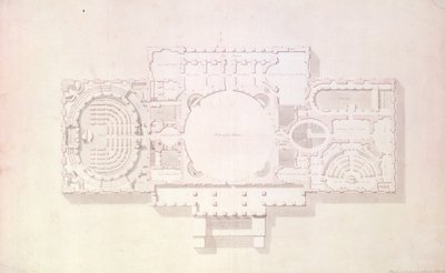 Kapitolin päätarina, USA, 1806 tekijältä Benjamin Henry Latrobe