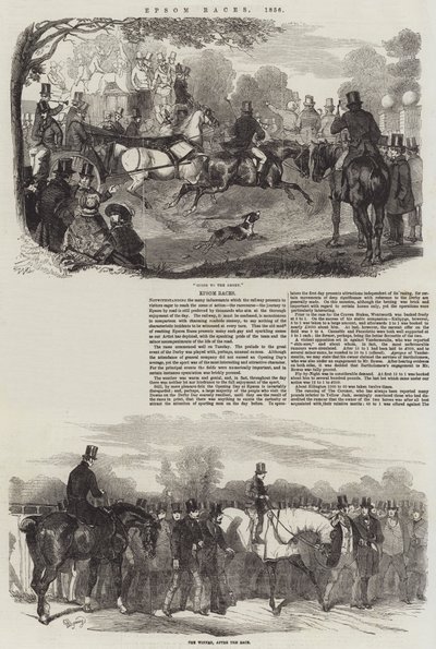 Epsom Races, 1856 tekijältä Benjamin Herring