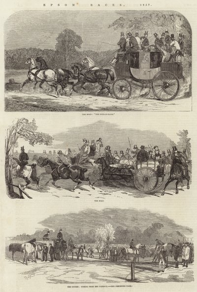 Epsom Races, 1857 tekijältä Benjamin Herring