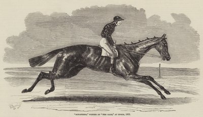 Laulajatar, The Oaks -voittaja, Epsom, 1852 tekijältä Benjamin Herring