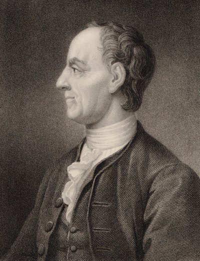 Matemaatikko Leonhard Eulerin muotokuva 1707-1783, 1850. tekijältä Benjamin Holl