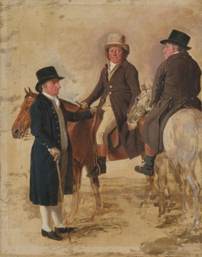 Three Worthies of the Turf Newmarketissa, n. 1804: John Hilton, kankaan tuomari) tekijältä Benjamin Marshall