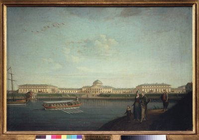 Tauriden palatsi Nevasta (Pietari) nähtynä. Benjamin Paterssenin (1748-1815) maalaus öljy kankaalle tekijältä Benjamin Patersson