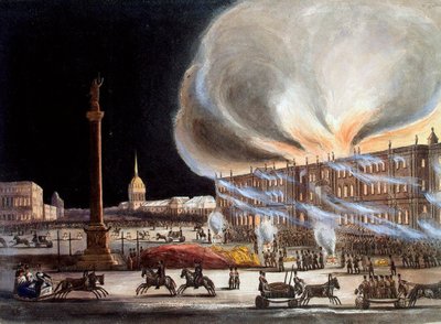 Tuli Talvipalatsissa joulukuussa 1837, 1838. tekijältä Benjamin Richard Green