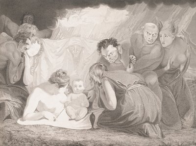 Infant Shakespeare mukana luonto ja intohimot, 1799. tekijältä Benjamin Smith