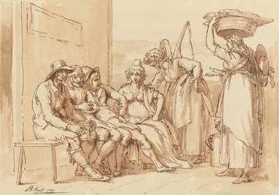 Hahmot Lontoon kaduilla tekijältä Benjamin West