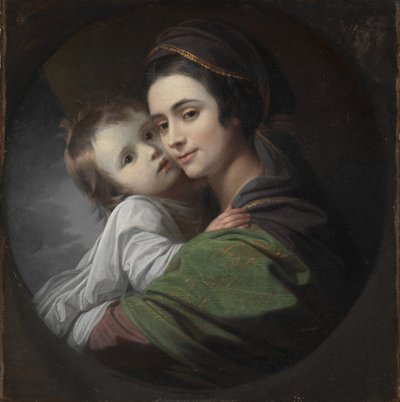 Elizabeth Shewell West ja hänen poikansa Raphael tekijältä Benjamin West