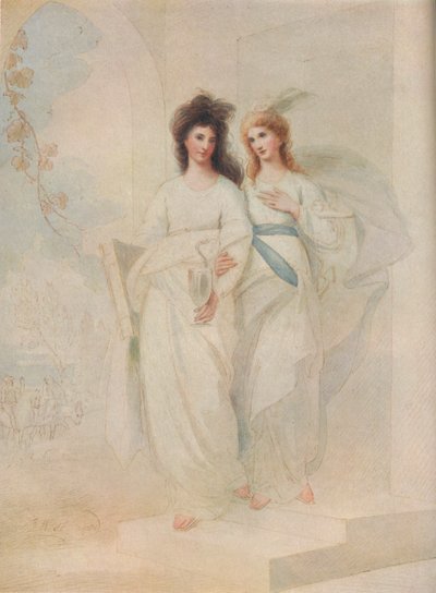 Fidelia ja Speranza, 1784 tekijältä Benjamin West