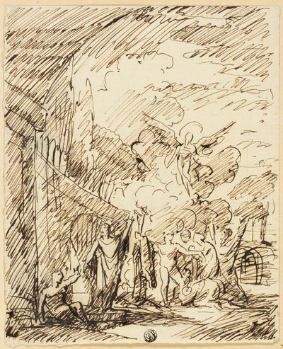 Figuurit maisemassa tekijältä Benjamin West