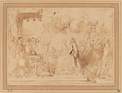 George III palasi kuninkaalliseen valtaan vuonna 1789 tekijältä Benjamin West