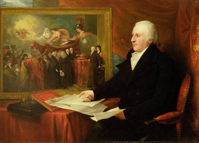John Eardley Wilmot (1709-92) 1812 (öljy kankaalle) tekijältä Benjamin West