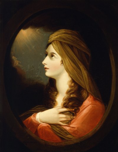 Naisen muotokuva, 1700-luvun loppupuoli tekijältä Benjamin West