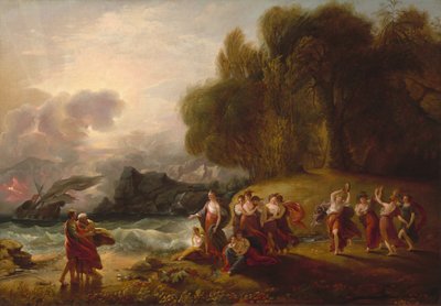 Telemachus ja Calypso tekijältä Benjamin West