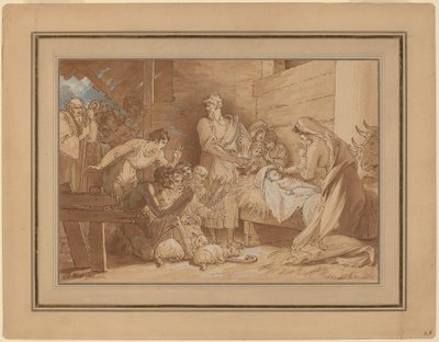 Paimenten palvonta tekijältä Benjamin West