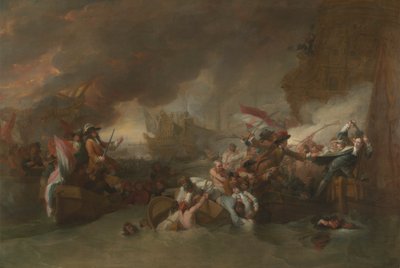 La Hoguen taistelu tekijältä Benjamin West