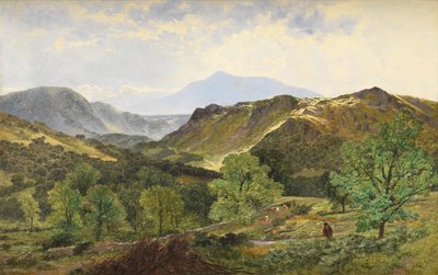 Moel Siabod - Nahkalaaksossa, 1871 tekijältä Benjamin Williams Leader
