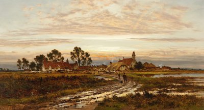 Worcestershiren aamun kirkastuminen sateen jälkeen, 1897 tekijältä Benjamin Williams Leader
