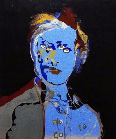 Historian 50 suurinta kirjailijaa : Arthur Rimbaud, 2015 (öljy ja akryyli kankaalle) tekijältä Benoit Erwann Boucherot
