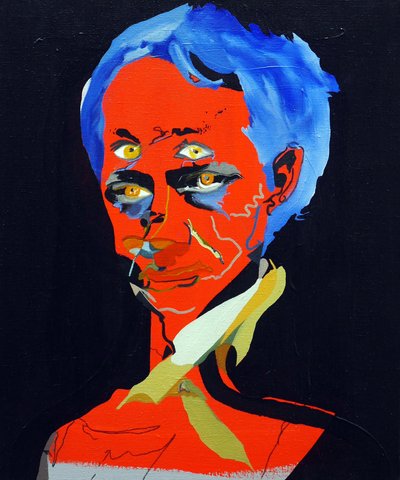 Historian 50 suurinta kirjailijaa : Charles Baudelaire, 2015 (öljy ja akryyli kankaalle). tekijältä Benoit Erwann Boucherot