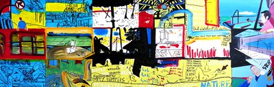 Bali ei ole enää jumalten saari, 2004 (öljy kankaalle) tekijältä Benoit Erwann Boucherot