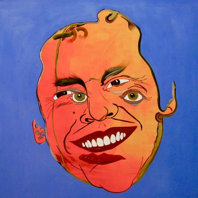 Mythe 9, 2021 (öljy ja akryyli kankaalle) tekijältä Benoit Erwann Boucherot