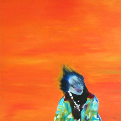 Surportrait: Duras  père, 2003 (öljy kankaalle). tekijältä Benoit Erwann Boucherot