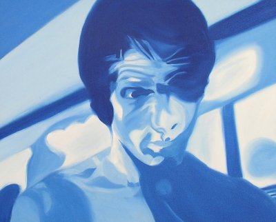 Surportrait : Sébastien, 2005 (öljy kankaalle) tekijältä Benoit Erwann Boucherot