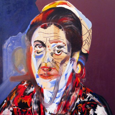 Surportrait : Simone Veil, 2020 (öljy kankaalle) tekijältä Benoit Erwann Boucherot
