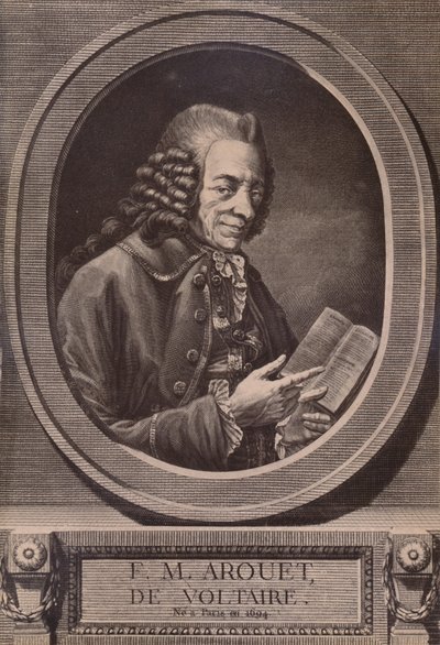 Voltaire, ranskalainen kirjailija ja filosofi, 1700-luku 1894 tekijältä Benoit Louis Henriquez