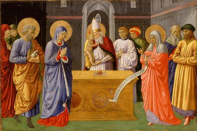 Gozzoli - Neitsyt Marian puhdistus, 1461-1462 tekijältä Benozzo Gozzoli