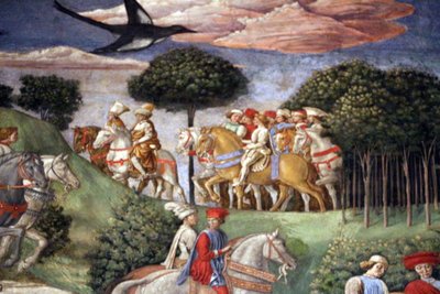 Italian kieli: Maagien matka: nuorimman kuninkaan Gasparre-kulkue. tekijältä Benozzo Gozzoli