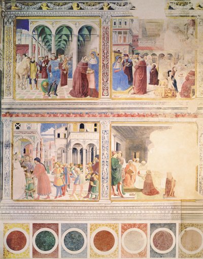 Jaksot St. Augustinuksen elämästä, 1463–1465 (katso myös 192535, 192549, 192550, 192552, 192553, 192554) tekijältä Benozzo di Lese di Sandro Gozzoli