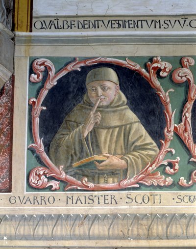 John Duns Scotus (n. 1265–1308) 1450 tekijältä Benozzo di Lese di Sandro Gozzoli