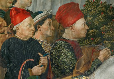 Maagien palvominen (fresko) tekijältä Benozzo di Lese di Sandro Gozzoli