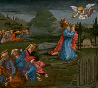 Agony in the Garden, luultavasti 1491. tekijältä Benvenuto di Giovanni