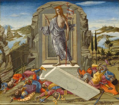 Ylösnousemus, luultavasti 1491. tekijältä Benvenuto di Giovanni