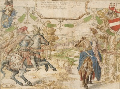 Otto, Nassaun kreivi ja hänen vaimonsa Adelheid van Vianen, 1530-35. tekijältä Bernaert van Orley
