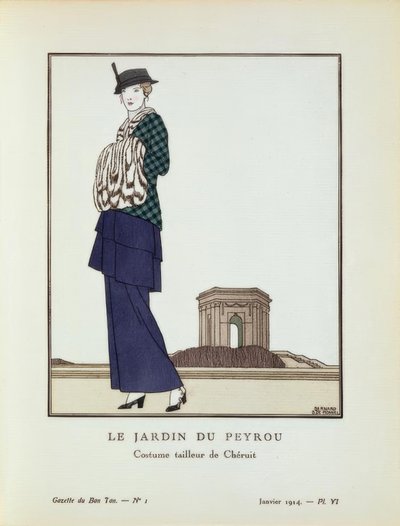 LE JARDIN DU PEYROU - Chéruitin räätälöity puku tekijältä Bernard Boutet de Monvel