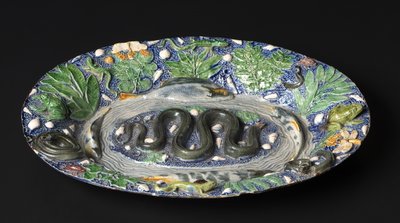 Maalaismainen vati, 1500-luvun loppu. tekijältä Bernard Palissy