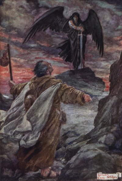 Scene from Prospice by Robert Browning  tekijältä Bernard Partridge