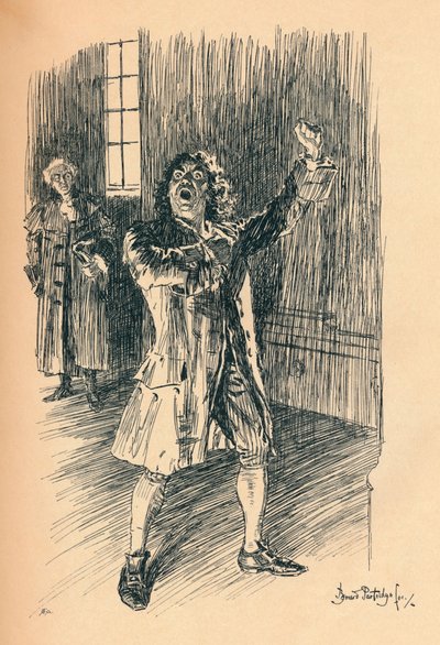 Näyttelijä, 1899 tekijältä Bernard Partridge