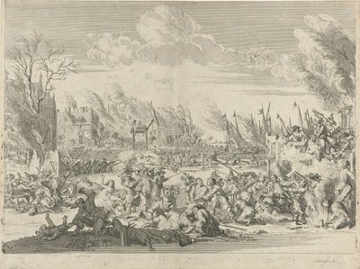 Ranskan julmuudet Bodegravenissa ja Zwammerdamissa, 1672 tekijältä Bernard Picart (workshop of)