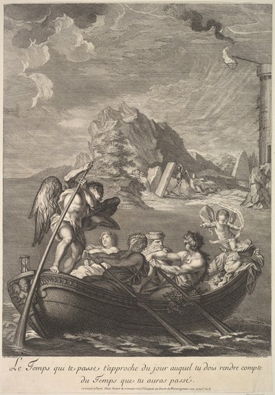 Ajan allegoria, 1690-1733. tekijältä Bernard Picart