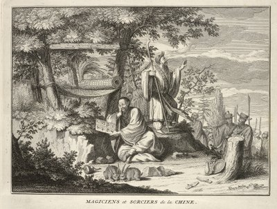 Kiinan velhot ja velhot, maailman kaikkien kansojen uskonnollisista seremonioista ja tavoista, pub. 1736 tekijältä Bernard Picart